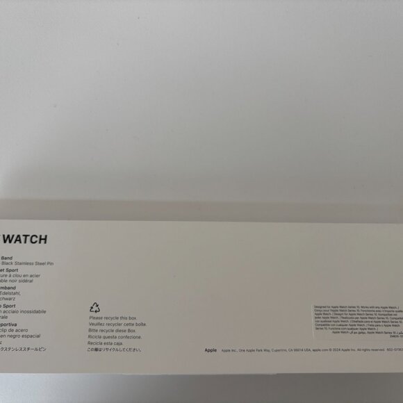 Apple Watch 46mm Black Sport Band - M/L - Picture 4 of 6